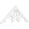 Ekena Millwork Pitch Riley Architectural Grade PVC Gable Pediment, 36"W x 15"H x 1"P (10/12) GPP036X015X100RIL - alternate 1